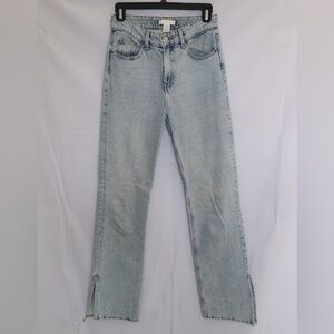 H&M Light Wash Jeans Straight Leg Fit 2